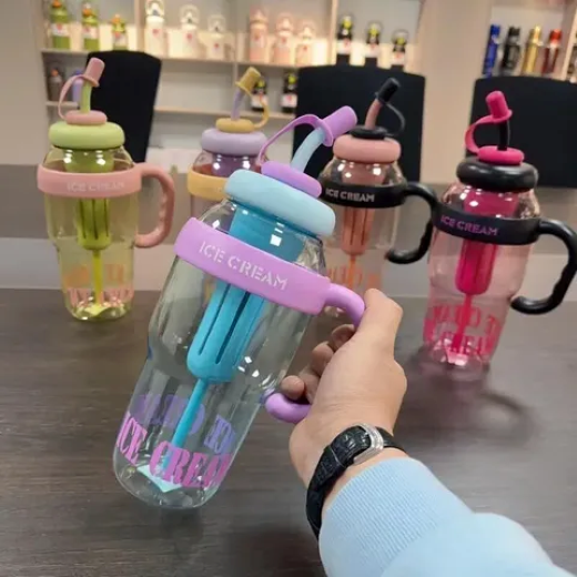 B-98 Premium Bottle With Staw & Handle (Imported).jpg - Image 2