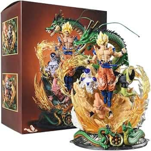 DBZ Goku With Shenron 18cm Action Figure (Blister+Box) - Image 2