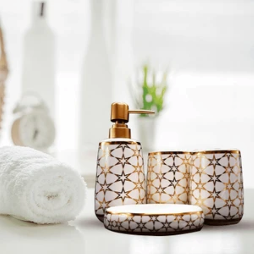 Golden Crome Soap Dispenser - Image 4