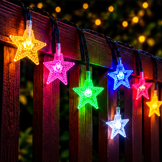 Multicolour Star String Light (14 Stars) ✨ - Image 3