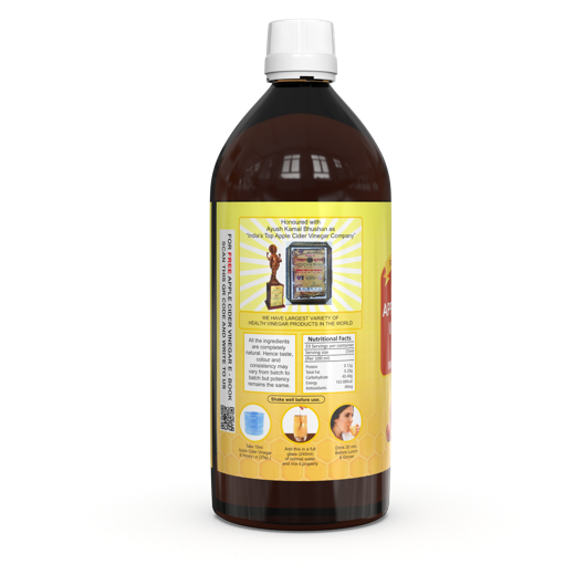 Dr. Patkar's Apple Cider Vinegar With Honey 1000ml - Image 2