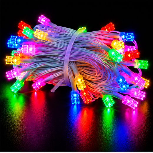 38M Fan Design Multicolour String Light (100Bulb) (Print: 60M) ✨ - Image 2
