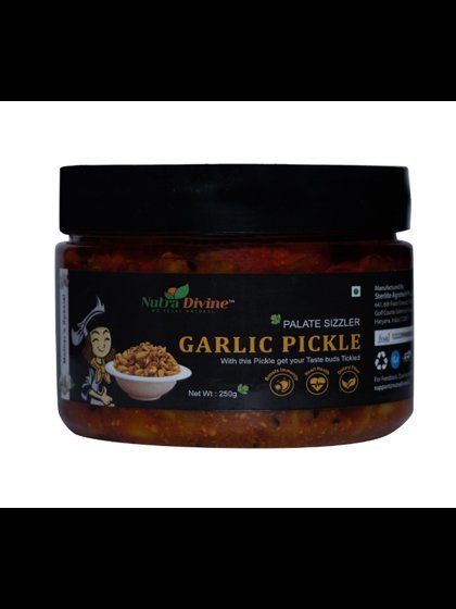 Palate Sizzler Garlic Pickle - 250g - Image 2