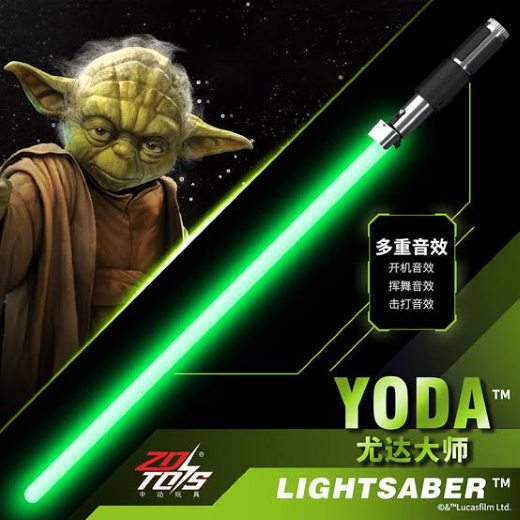 6 Pc Display Box - ZD Toys Light Saber "YODA" 1961-04 (Net price 2550/pc)