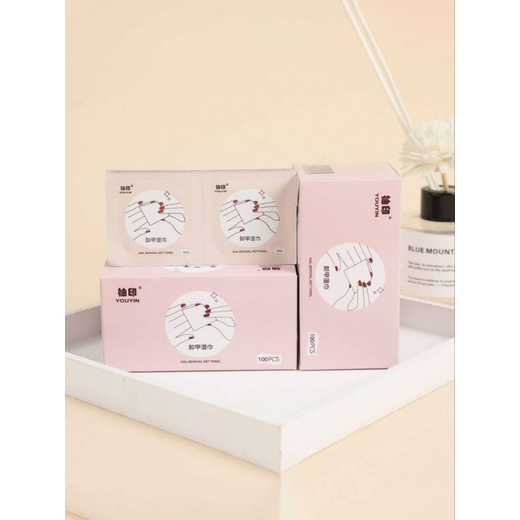 Nail Removal Wet Wipes 100 Pcs - Image 4