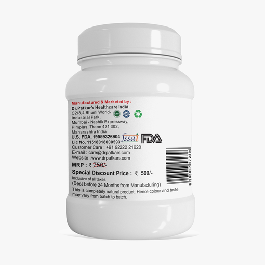 Dr. Patkars Three Super Greens Mixture of Natural Ingredients Spirulina Powder, Moringa Powder, and Wheatgrass Powder 100gm - Image 2