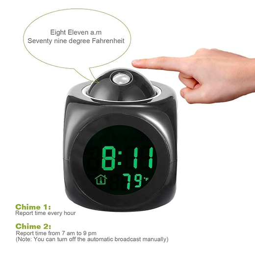 Digital LCD Voice Alarm Clock - Image 2