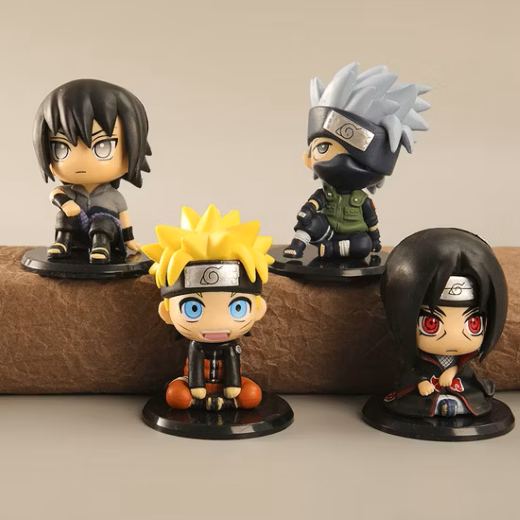 Set of 4 natuto figure