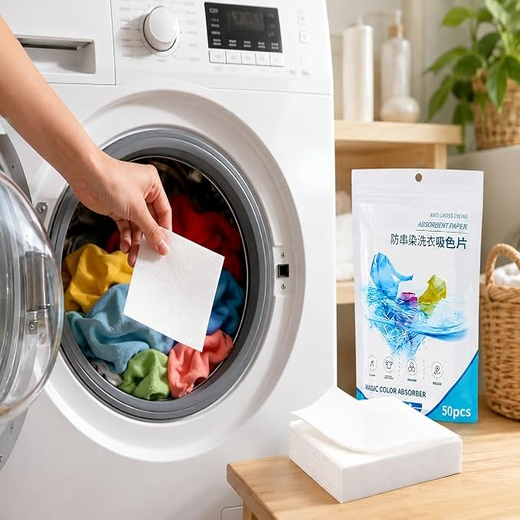 Fabric Color Absorber Laundry Sheet - Image 2