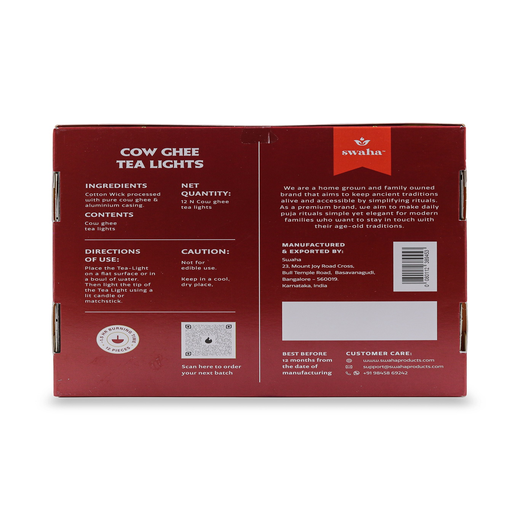 Cow Ghee Tea Lights - Image 4