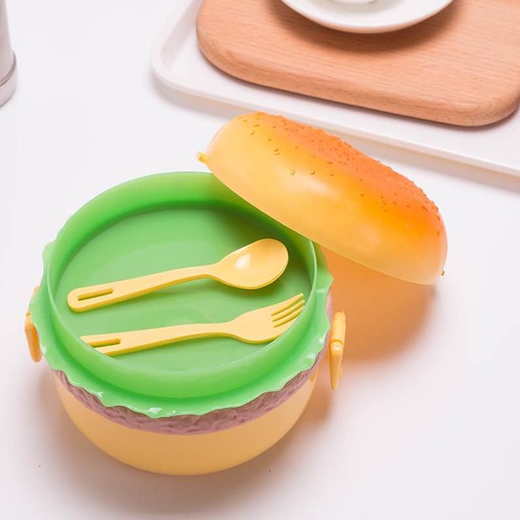 Burger Shape Lunch Box - Image 3