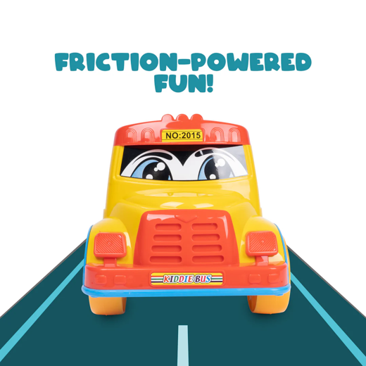 FLYI Kidee Bus - Friction Powered Toy Vehicle for Kids - Image 2