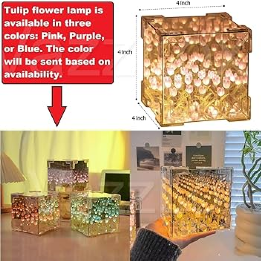 Square Tulip Lamp - Image 3