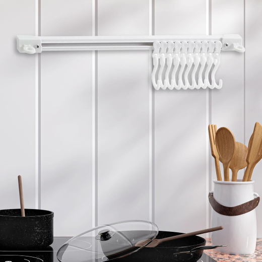 Kitchen Cabinet Wall Sliding Hook - Image 2