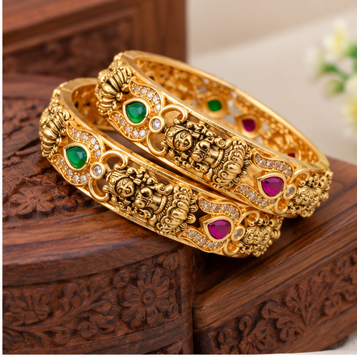 Bangles lotus flower & Laxmi Devi - Image 2