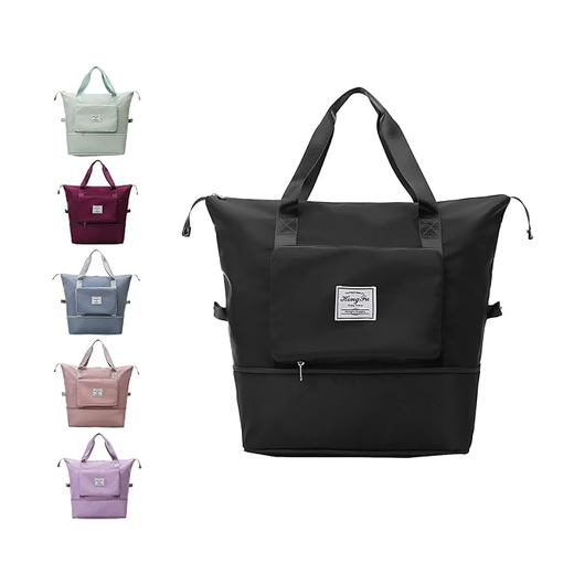 Waterproof Folding Carry Luggage Bag with Pocket
