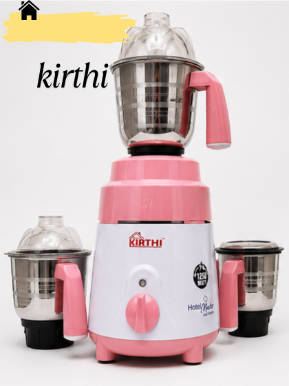 Kirthi Millenium 1HP Mixer Grinder – 3 Jar Heavy Duty Mixer Grinder