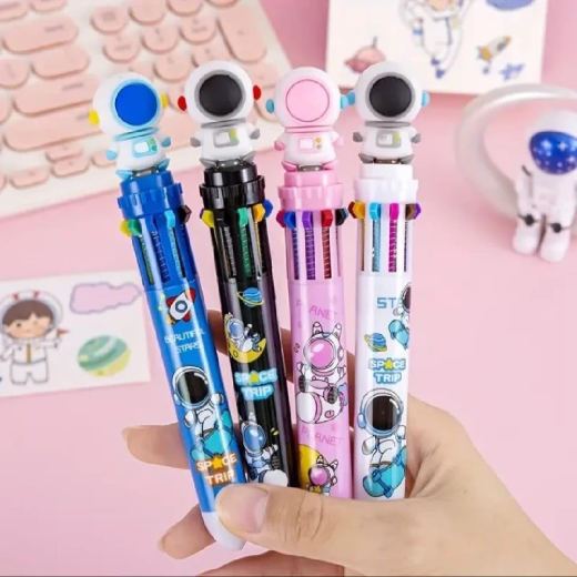 Space Multicolored Pen (10 Refil)