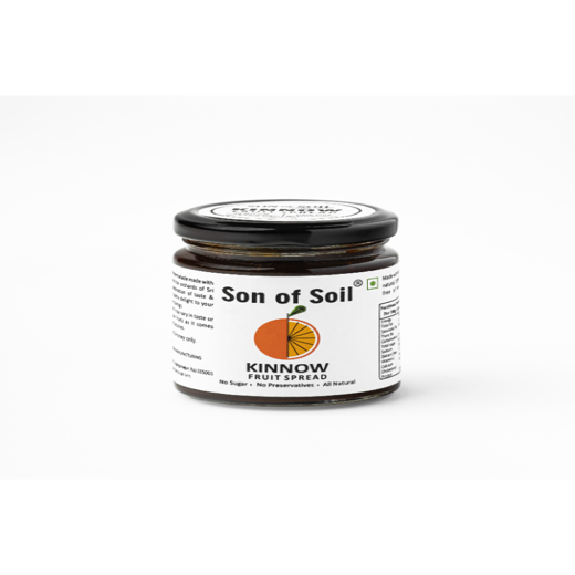 Kinnow Spread/Jam, No added Sugar and Preservatives, Orange Marmalade, Natural Real Fruit Spread for Healthy Snacking, No artificial Flavours and Colours Added - (Glass Jar) - Image 4