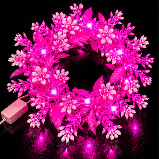 32 Bulb Pink Light Patta String Light ✨ - Image 3
