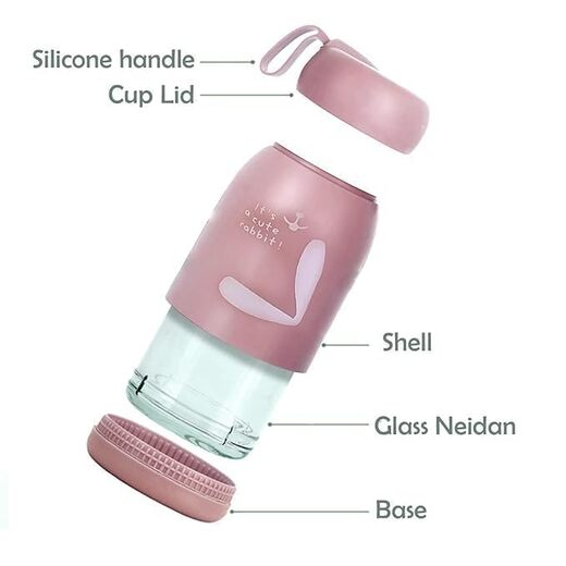 Cute Bunny Water Bottle for Kids - Image 4