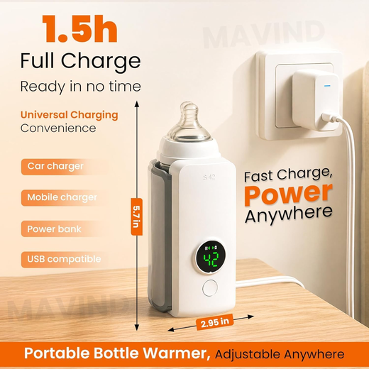 Rechargable Milk Warmer - Image 3