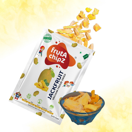 frutA chipZ Freeze Dried Fruit Mango 20 Gms/ JackFruit 20 Gms/ Chikoo 20 Gms  | 100% Natural | Healthy Fruit Chips| Ready to EAT | Crunchy | - Image 3