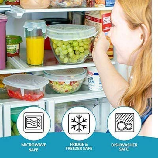 Silicone Lids Cover(Pack of 6) - Image 3