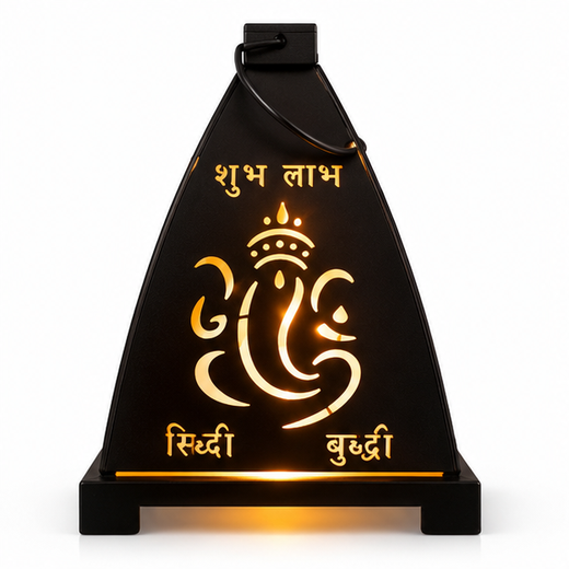 Metal Lord Ganesha Lantern (20CM)👌🙏 - Image 2