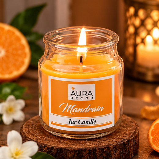 Cookie Fragrance Jar Candle (Mandarin)🕯️ - Image 2