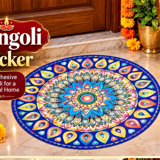 Rangoli Sticker for Floor