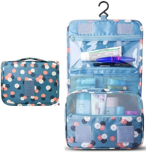 Nylon Hanging Toiletry Cosmetic Bag
