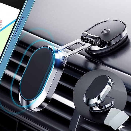 Foldable Magnetic Car Phone Holder - Image 2