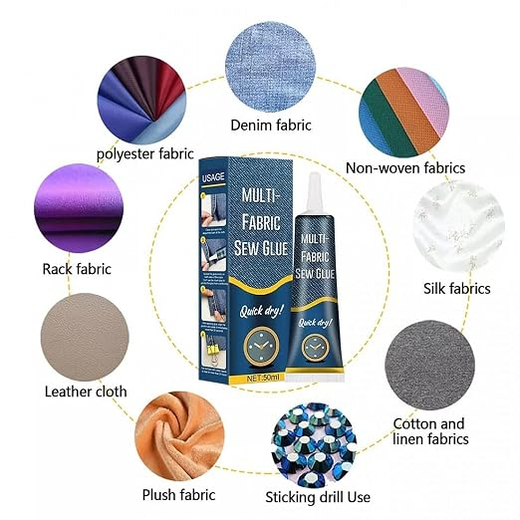 Instant Fabric Sew Glue - Image 3