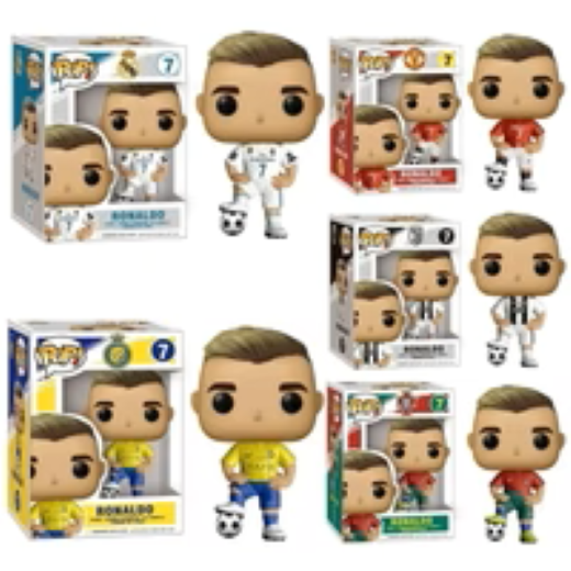 4pcs in 1 box - Soccer player football pop set - Image 2