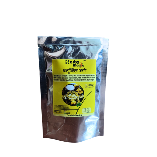 Herbs Magic Sandalwood, Turmeric & Kashmiri Saffron Face Ubtan Powder for Tan Removal, Dark Spots & Radiant Complexion - Image 3