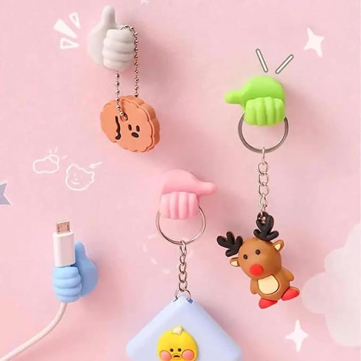 Thumbs Up Silicone Wall Hooks (5 pack) - Image 4