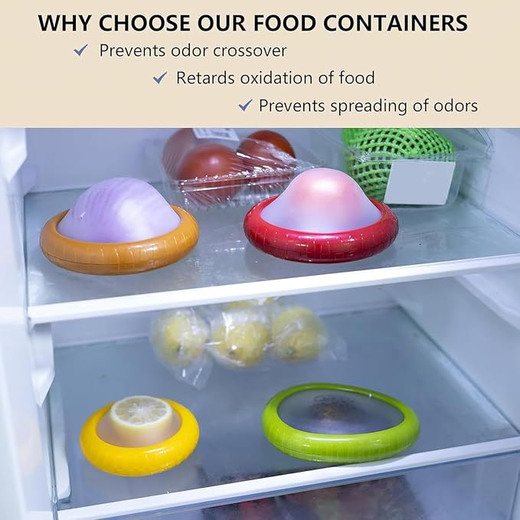 Silicone Food Storage Containers for Fridge - Image 3