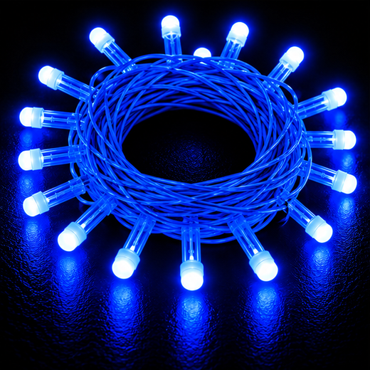 11M Blue String Light 36 Bulb (8mm) (Print 15M) ✨ - Image 3