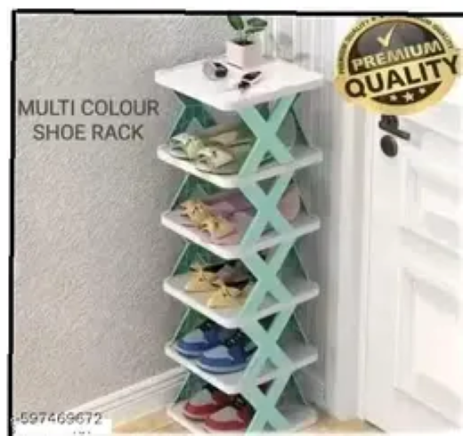8 Shape Shoe Rack - Image 2