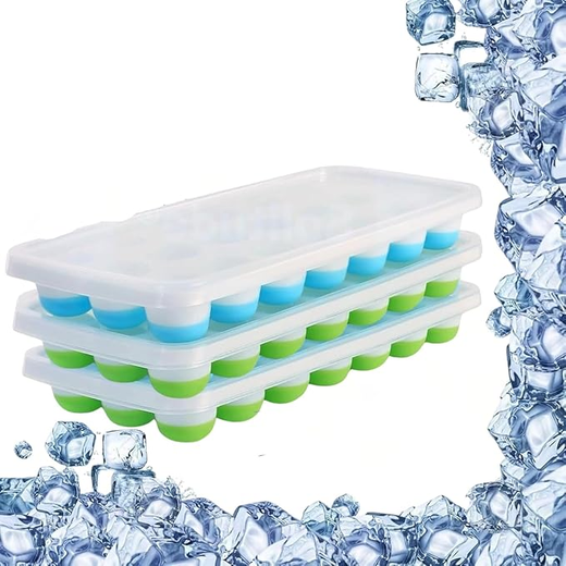 21 Cavity Pop Up Ice Cube Mold Tray