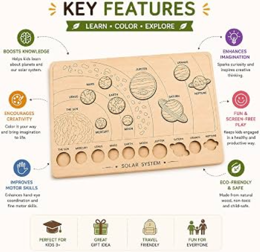 Wooden Solar Puzzle