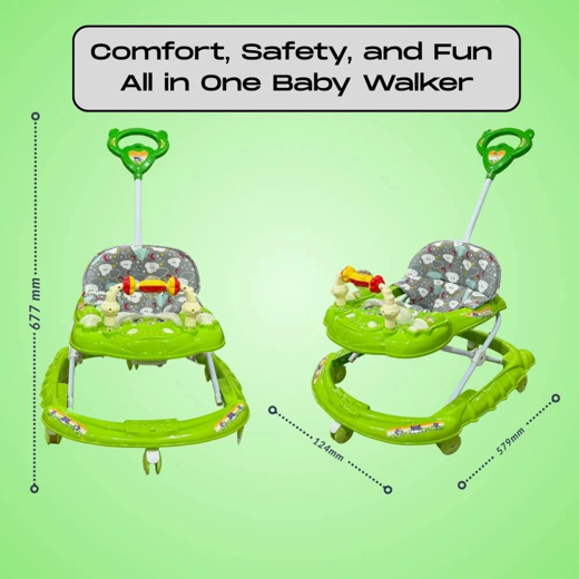 FLYI Baby Walker 111 with Parental Handle - Image 4