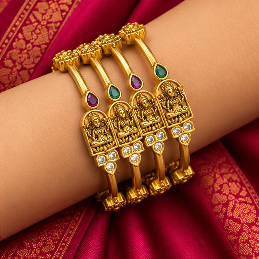 Laxmi Devi Premium Bangles 4pc Set Bangles - Image 4