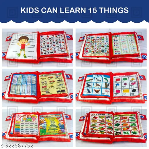 Baby Cushion Book Pillow (4 Colour Available) - Image 2