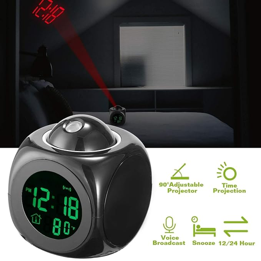 Digital LCD Voice Alarm Clock