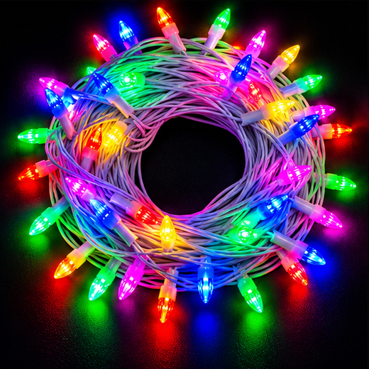 26M Rocket Multicolour String Light (56 Bulb) (Print: 36M) 🚀✨ - Image 3