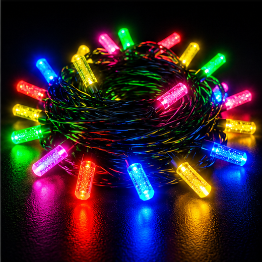 48M Sugarcane Design Multicolour String Light 96 Bulb (Print 70M) ✨ - Image 4