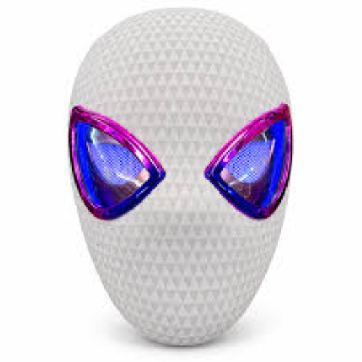 New Spidy Women White Eyes Flicker Mask - Ring Remote Control (Premium Quality) - Image 4