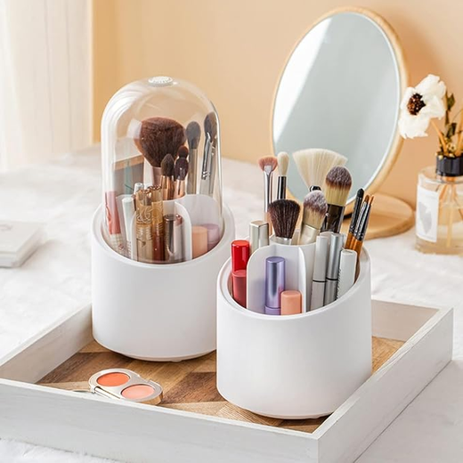 360° Rotating Makeup Brush Holders